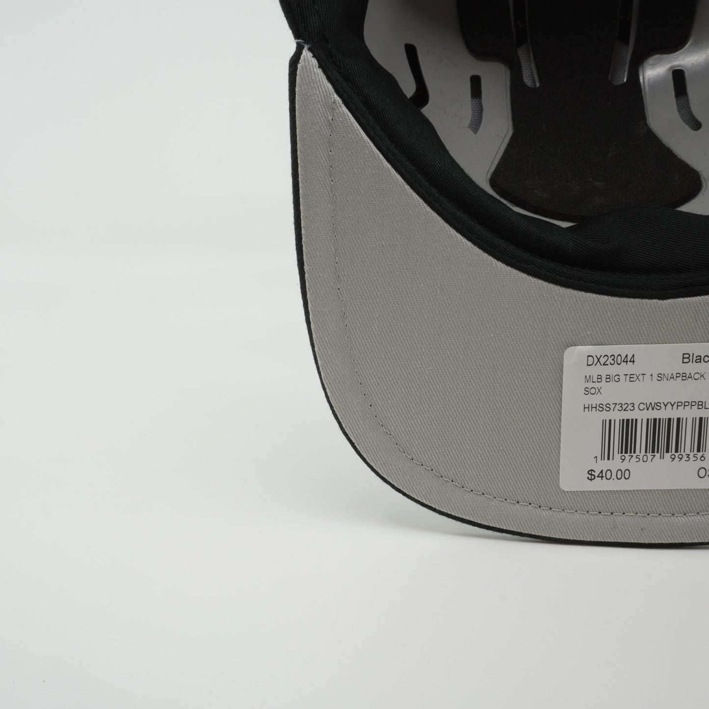 Men's Mitchell & Ness MLB Big Text 1 Snapback White Sox - Black