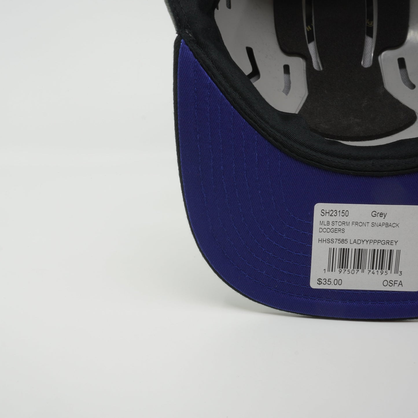 Men's Mitchell & Ness MLB Storm Front Snapback Dodgers - Grey