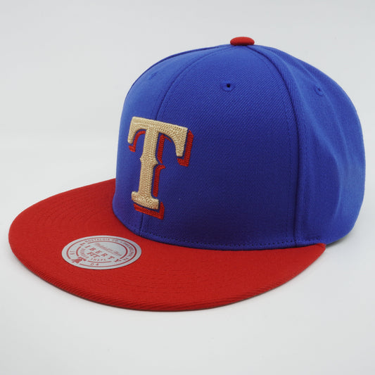 Mitchell & Ness Men's MLB Jump Off Snapback Rangers Snapback Caps