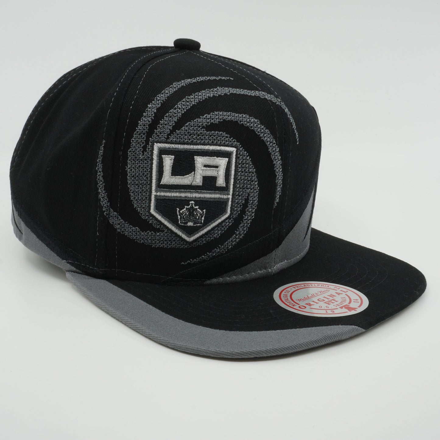 Men's Mitchell & Ness Nhl Spiral Deadstock Snapback Kings - Black-Grey