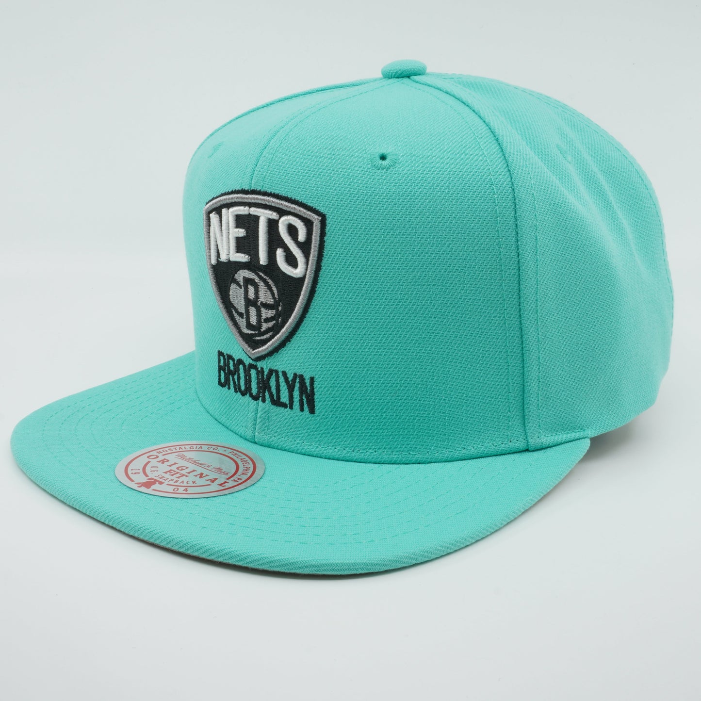 Men's Mitchell & Ness NBA Gift Box Blue Snapback Nets - Teal-Black