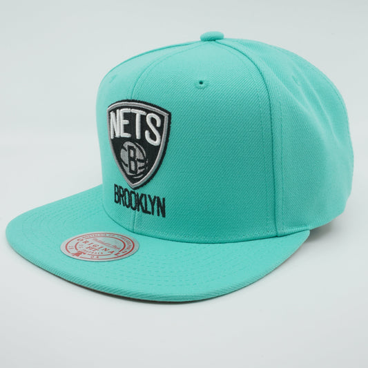 Men's Mitchell & Ness NBA Gift Box Blue Snapback Nets - Teal-Black