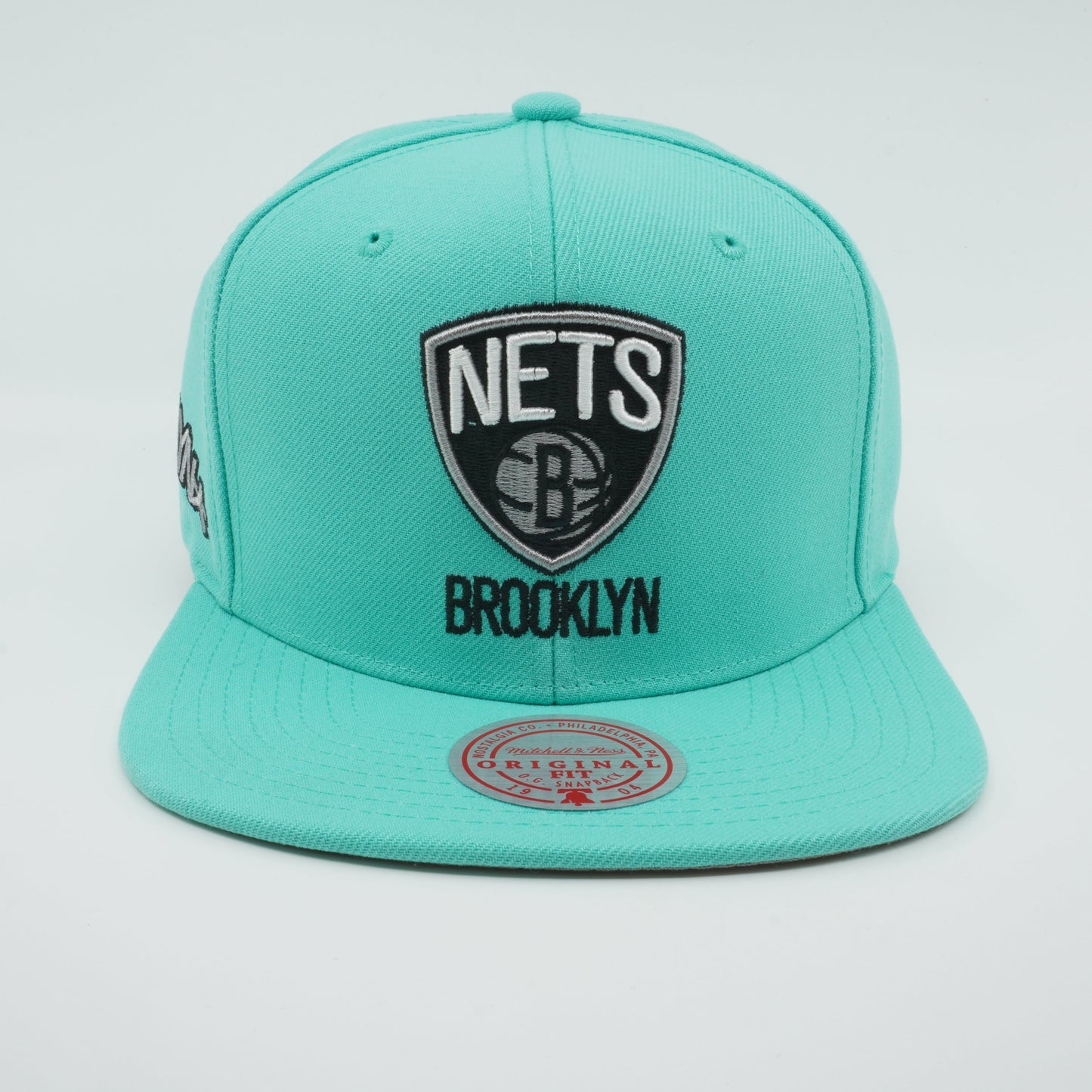 Men's Mitchell & Ness NBA Gift Box Blue Snapback Nets - Teal-Black