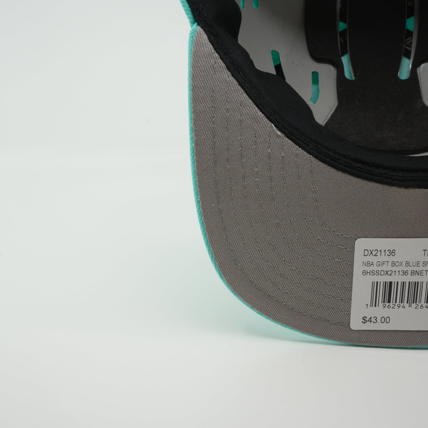 Men's Mitchell & Ness NBA Gift Box Blue Snapback Nets - Teal-Black