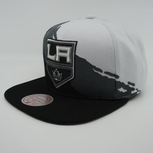 Men's Mitchell & Ness Nhl Paintbrush Snapback Kings - Black-White
