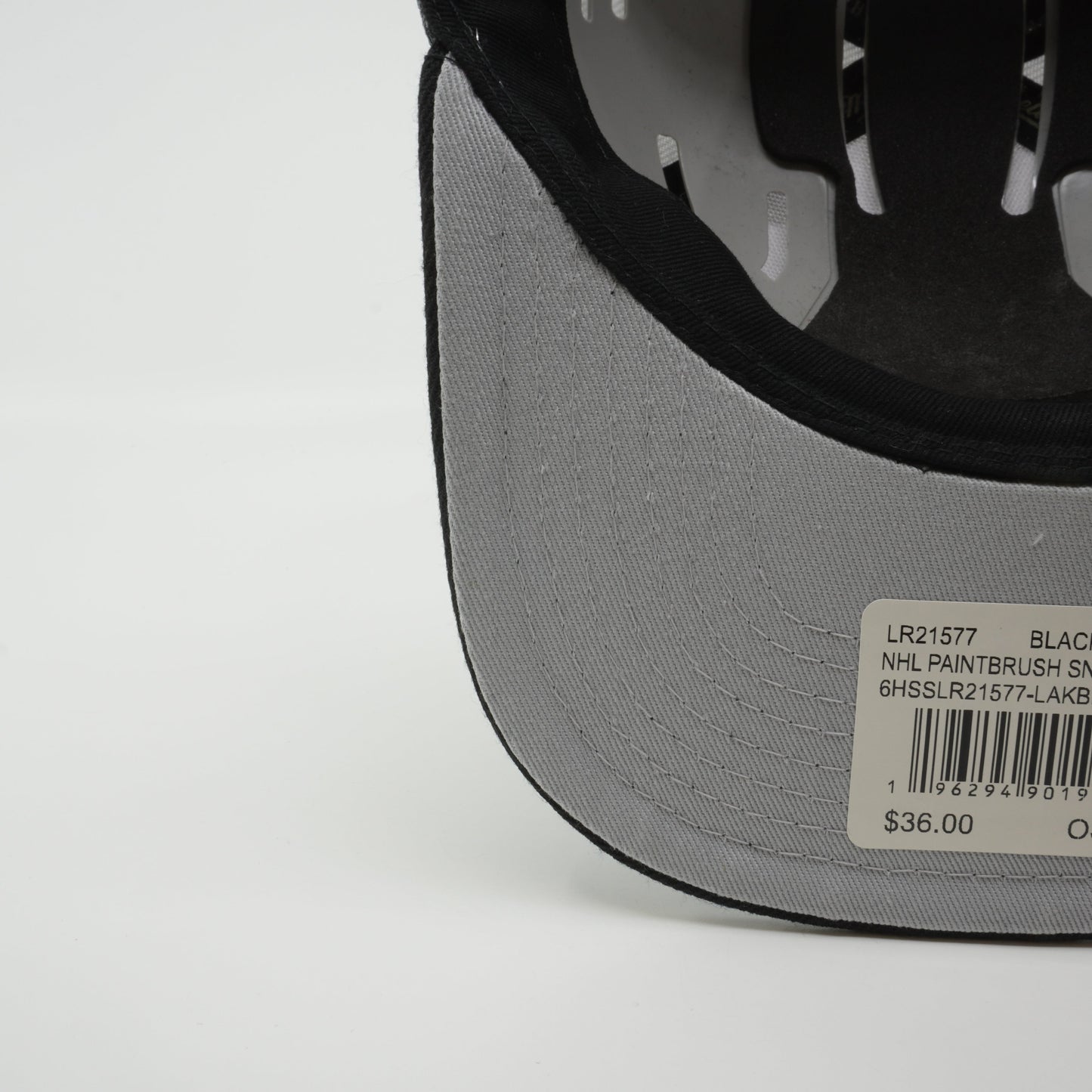 Men's Mitchell & Ness Nhl Paintbrush Snapback Kings - Black-White