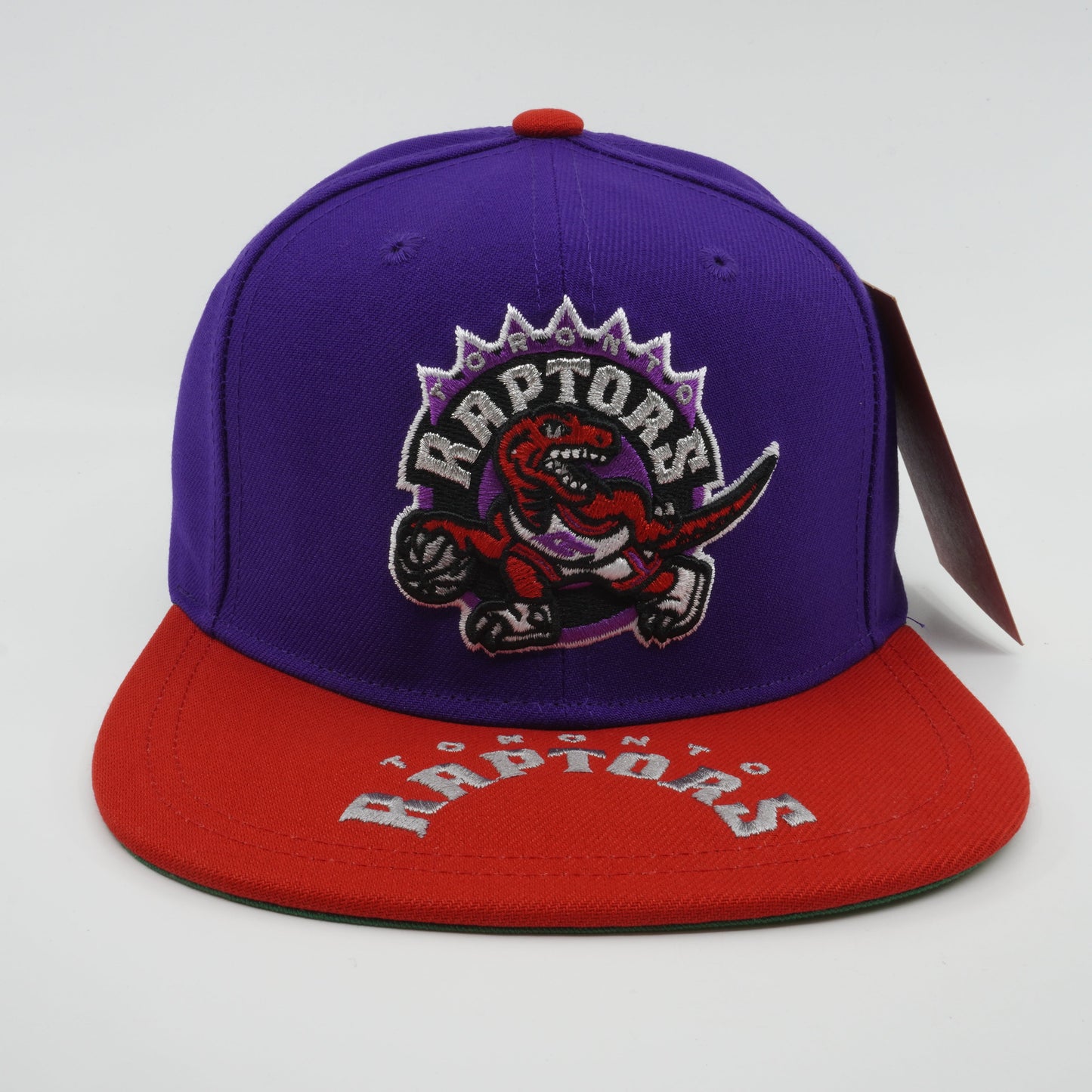 Men's Mitchell & Ness NBA Logo Bill Snapback Hwc Raptors - Purple-Red