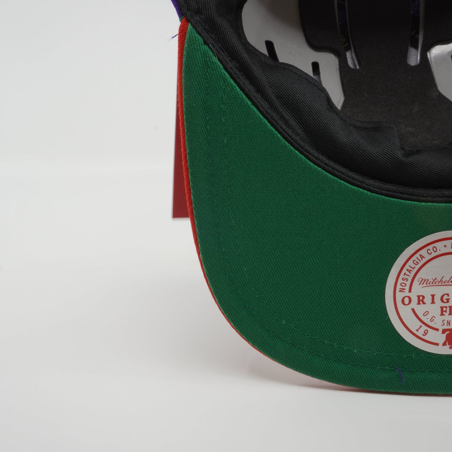 Men's Mitchell & Ness NBA Logo Bill Snapback Hwc Raptors - Purple-Red