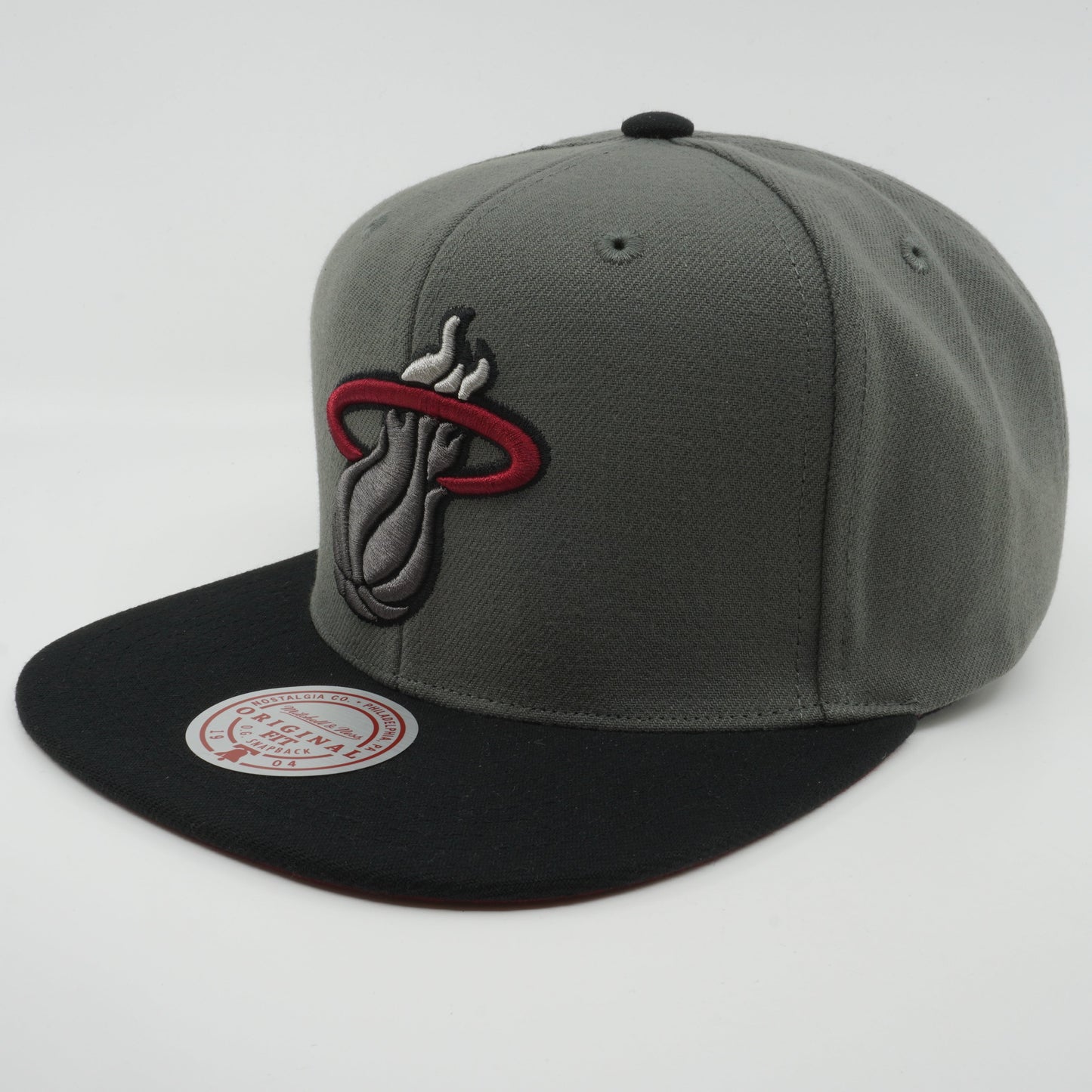 Mitchell & Ness Men's NBA Storm Front Snapback Heat Snapback Caps