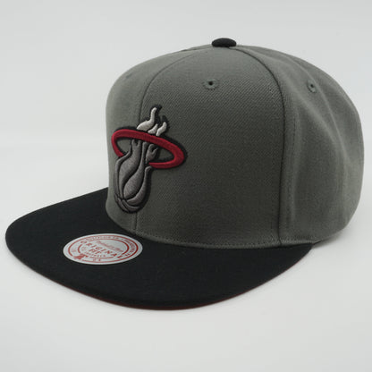 Mitchell & Ness Men's NBA Storm Front Snapback Heat Snapback Caps