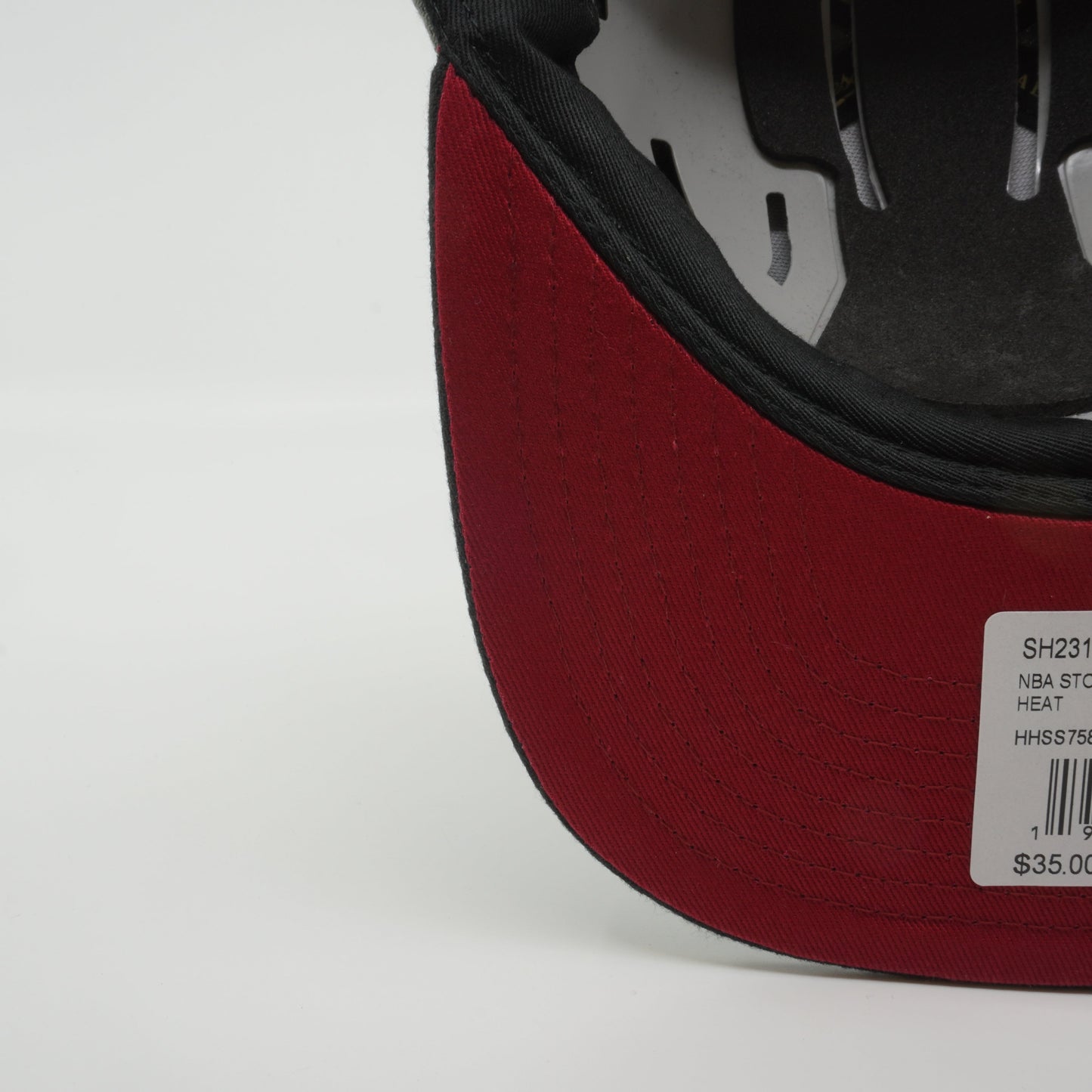 Men's Mitchell & Ness NBA Storm Front Snapback Heat - Grey