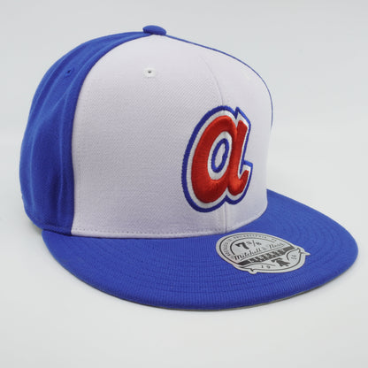 Mitchell & Ness Men's MLB Evergreen Fitted Coop Braves Fitted Caps