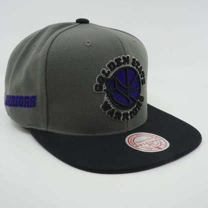 Mitchell & Ness Men's NBA Storm Front Snapback Hwc Warriors Snapback Caps