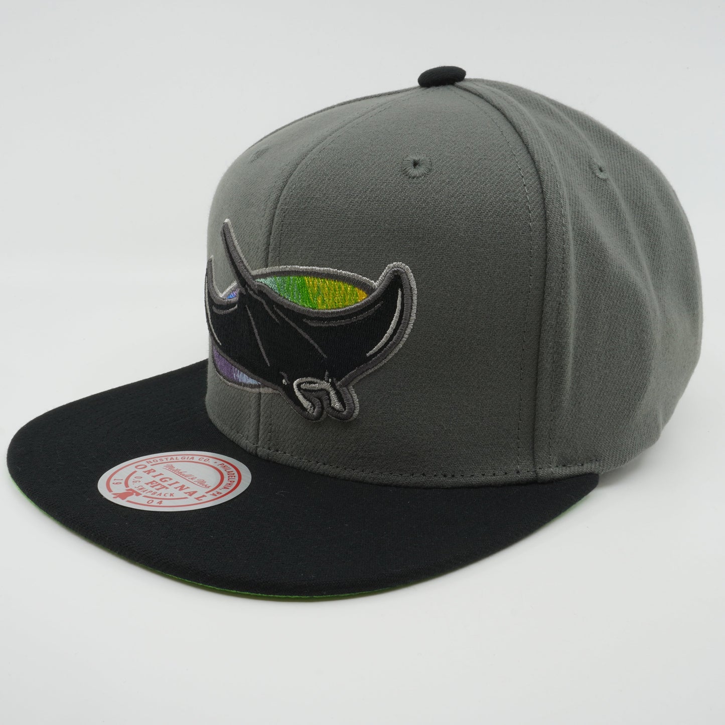 Mitchell & Ness Men's MLB Storm Front Snapback Coop Rays Snapback Caps