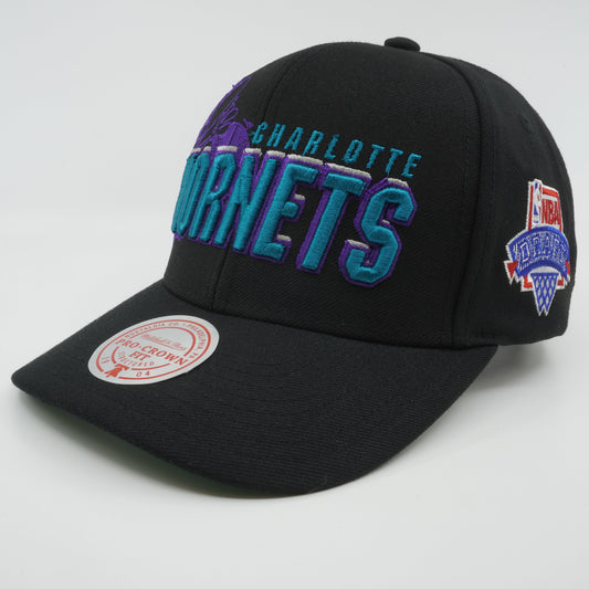 Men's Mitchell & Ness NBA Best In Class Snapback Hwc Hornets - Black