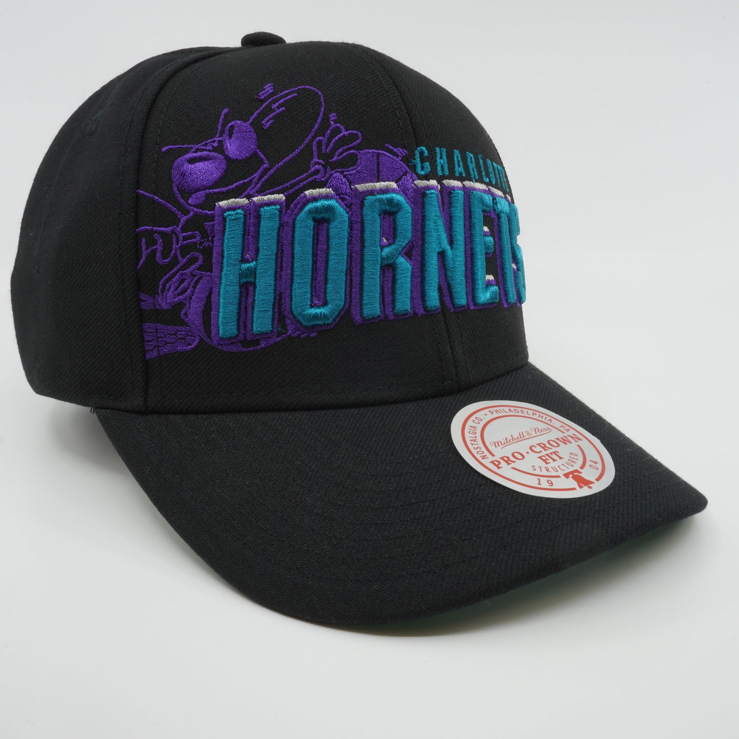 Men's Mitchell & Ness NBA Best In Class Snapback Hwc Hornets - Black