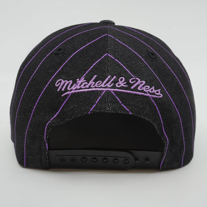 Mitchell & Ness Men's NBA Dem Stripes Snapback Hwc Lakers Snapback Caps
