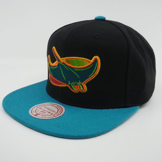 Mitchell & Ness Men's MLB Citrus Cooler Snapback Coop Rays Snapback Caps