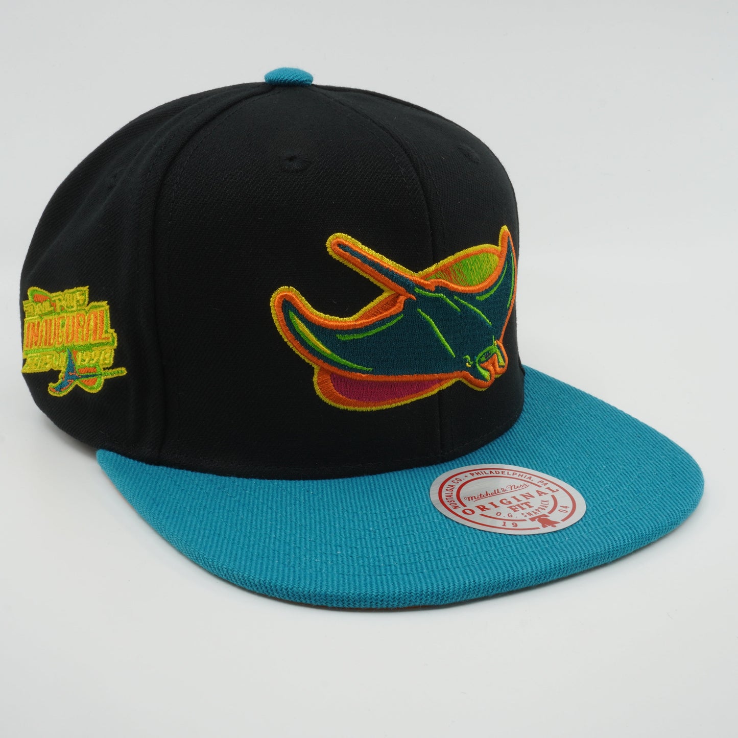 Mitchell & Ness Men's MLB Citrus Cooler Snapback Coop Rays Snapback Caps