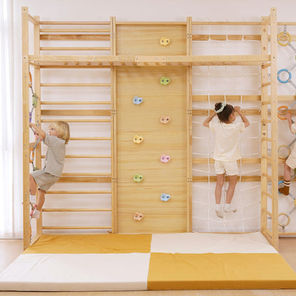 Monkey Bar Attachment – For 79 Inch Walnut Swedish Ladder