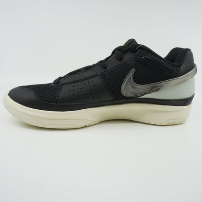 Nike Men's Ja 1 "Fly" - Black/Light Silver-Coconut Milk "We Ain'T Ducking No Smoke" Sneakers