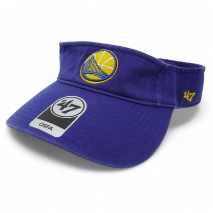 47 Brand Men's NBA Golden State Warriors Visor Hook & Loop