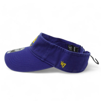 47 Brand Men's NBA Golden State Warriors Visor Hook & Loop