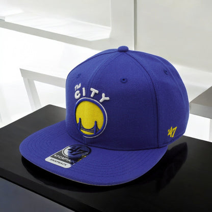 47 Brand Men's NBA Gs Warriors Hwc 47 Captain Snapback Hats