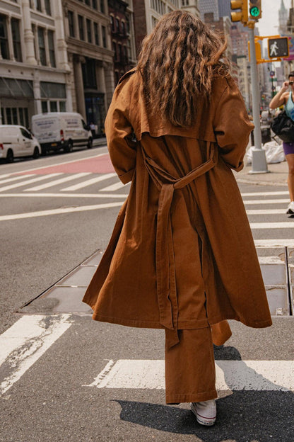 Keeper of My Heart Twill Trench Coat