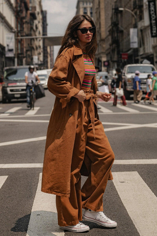 Keeper of My Heart Twill Trench Coat