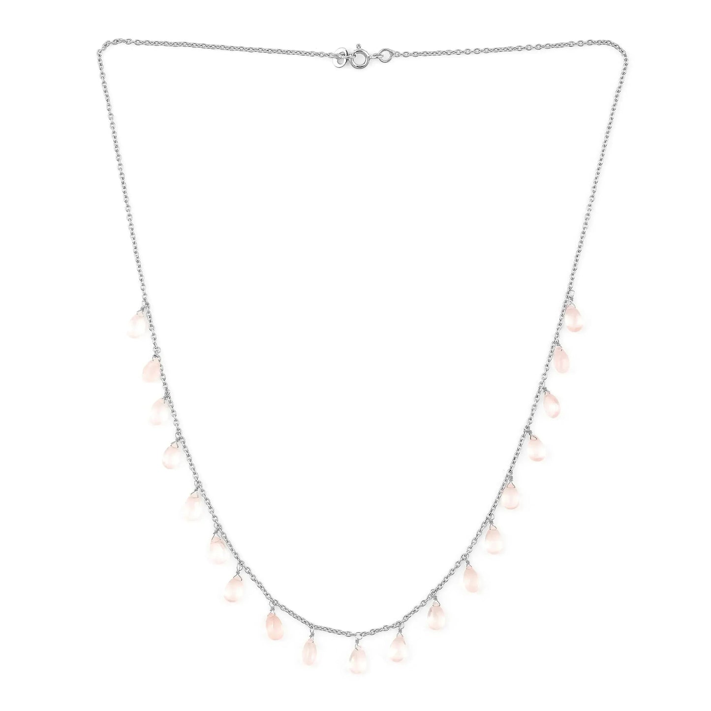 Rose Quartz Layer Necklace