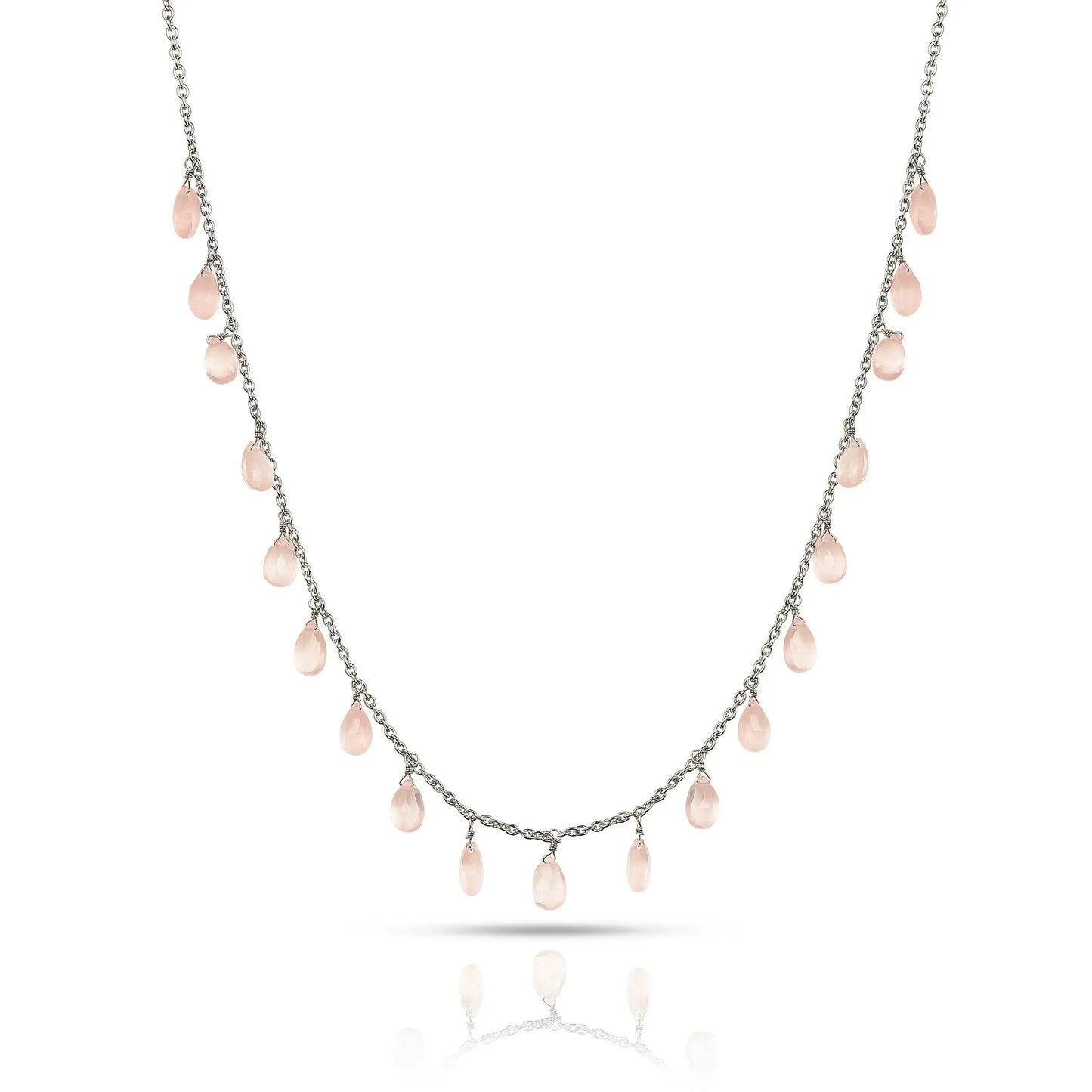 Rose Quartz Layer Necklace