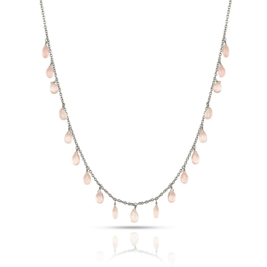 Rose Quartz Layer Necklace