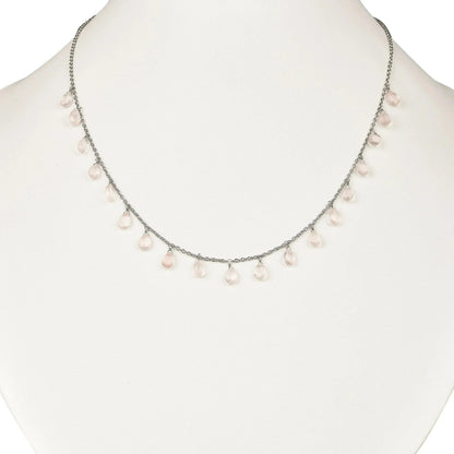 Rose Quartz Layer Necklace