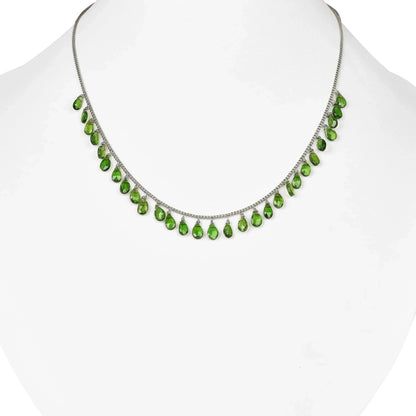 Chrome Diopside Layer Necklace