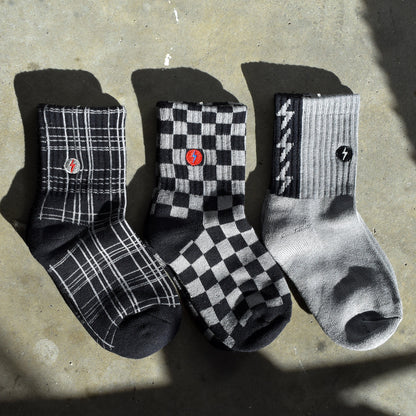 Grey / Black-