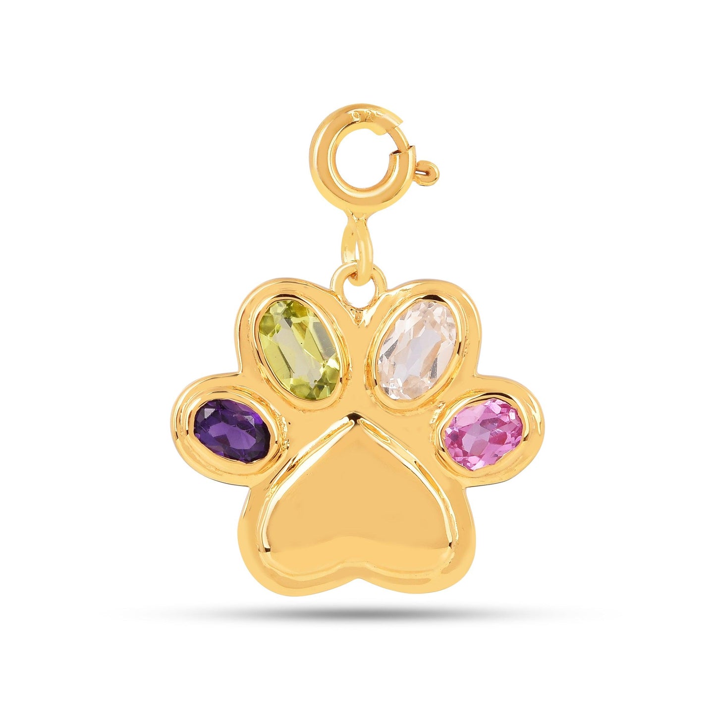 Dog Paw Charm Pendant Only