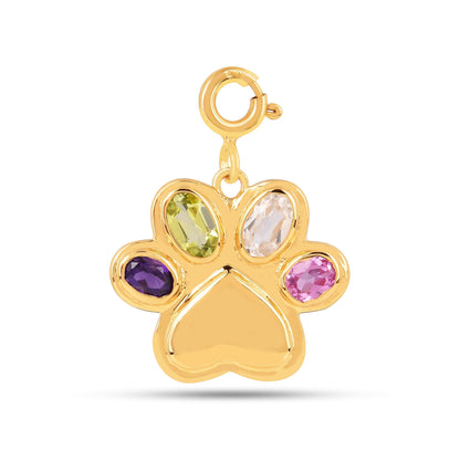 Dog Paw Charm Pendant Only