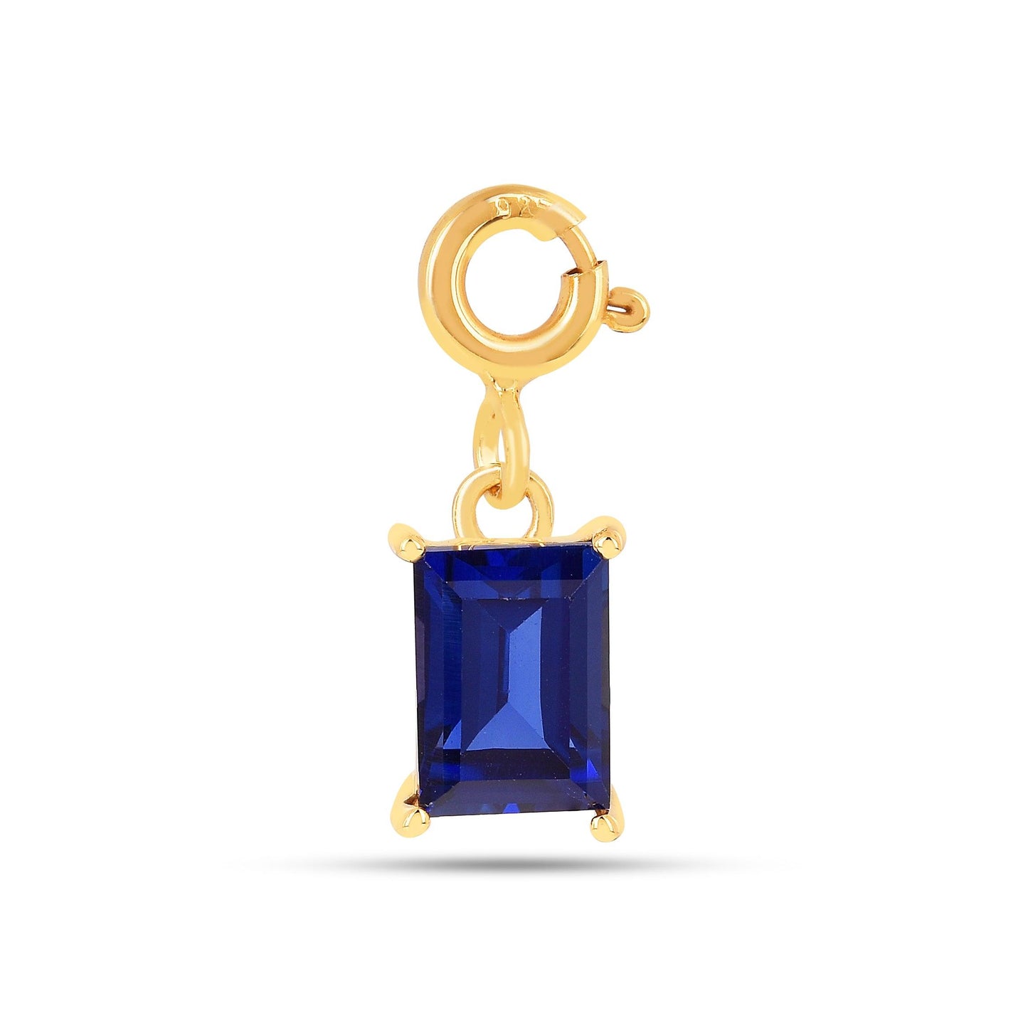 Sapphire Baguette Charms Pendant Only