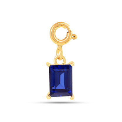 Sapphire Baguette Charms Pendant Only