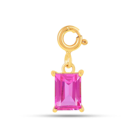 Sapphire Baguette Charms Pendant Only