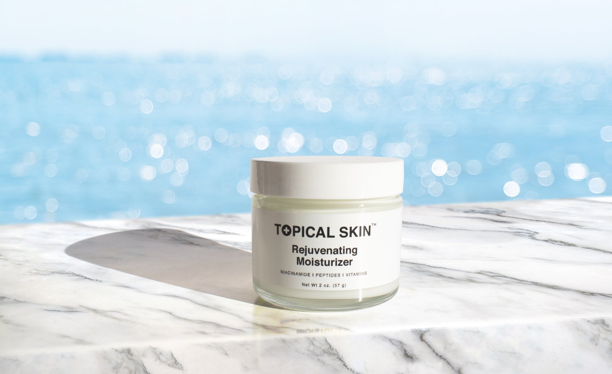 Topical Skin Rejuvenating Moisturizer with Niacinamide, Vitamins and Peptide