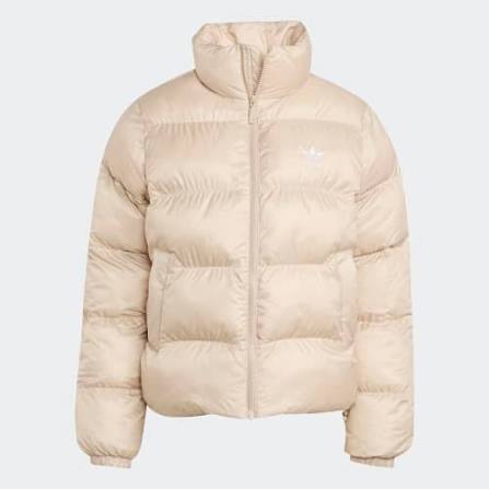 adidas Short Puffer Men's Jacket — Beige