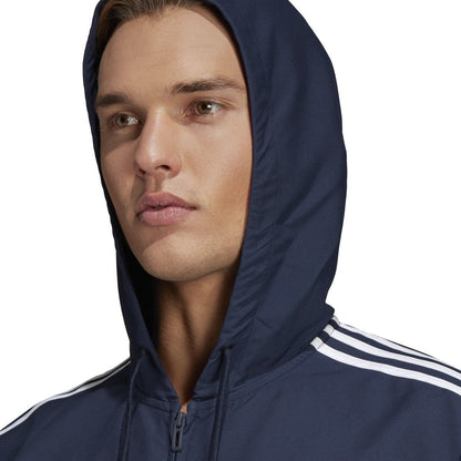 adidas Men's Essentials 3-Stripes Woven Windbreaker Windbreakers