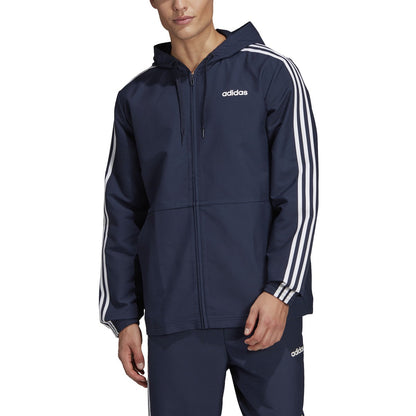 adidas Men's Essentials 3-Stripes Woven Windbreaker Windbreakers