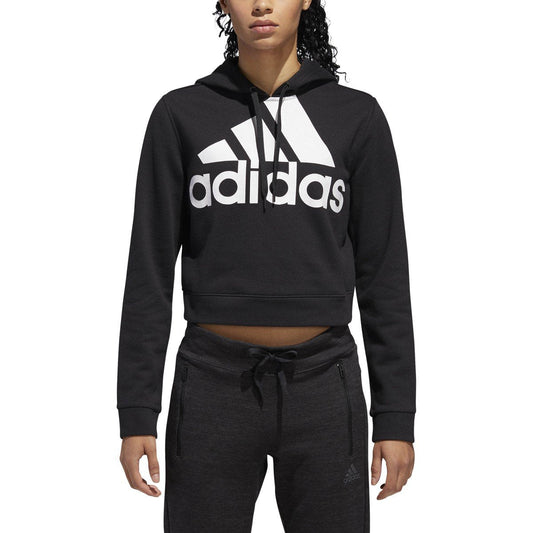 adidas Women's Badge Of Sport Crop Hoodie