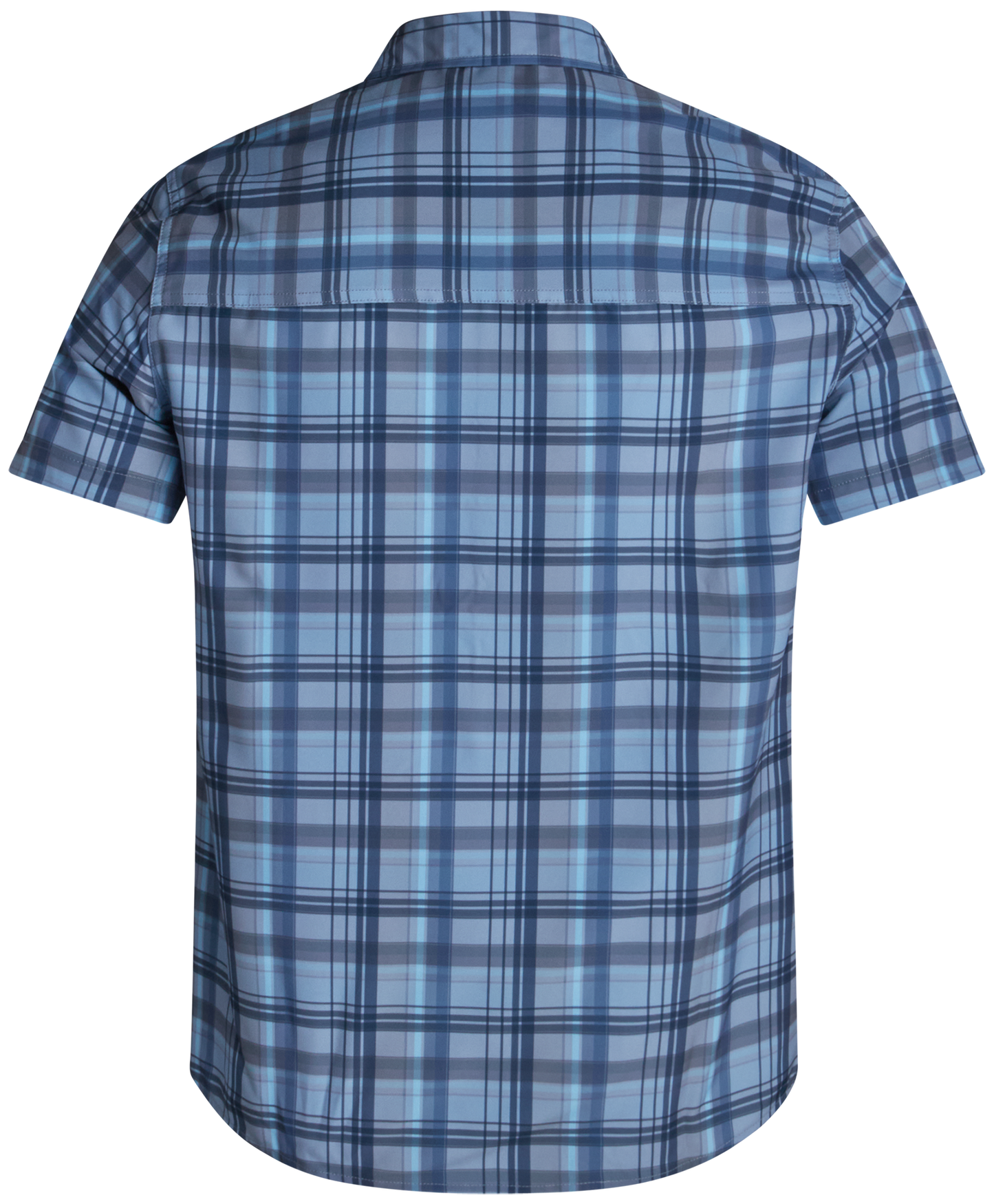 Men's Seaside Collared Shirt- Dusty Blue