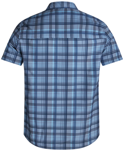Men's Seaside Collared Shirt- Dusty Blue