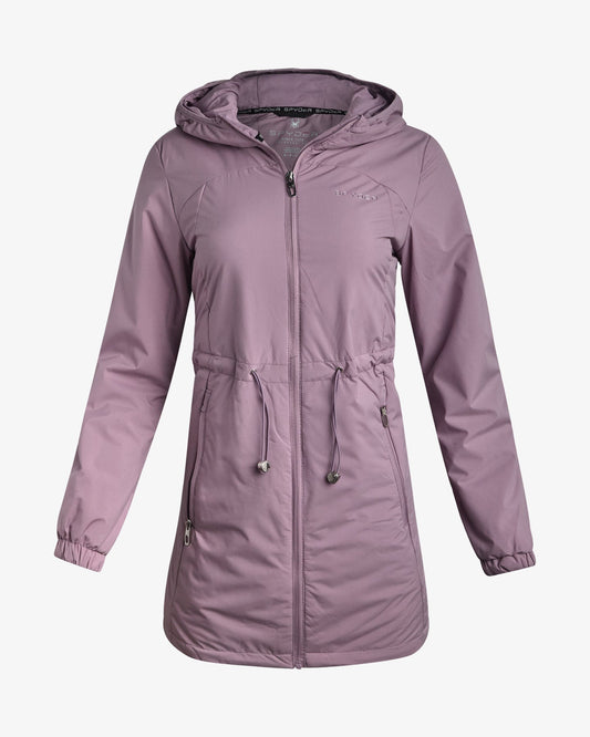 Women's Long Spyder Lite Jacket - Dusty Grape
