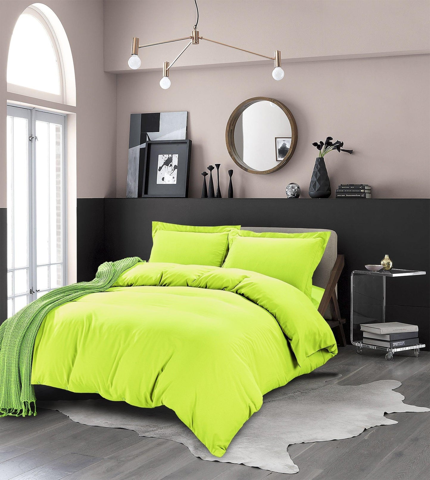 Elegant Comfort Essential 3-Piece Solid Duvet Cover Set